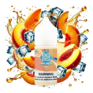 Nic Salt Kings Crest Bar Salt Peach Ice