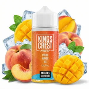 Kings Crest Peach Mango ice 120ml.