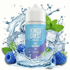 Kings Crest Blue Raspberry ice 120ml.